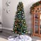 7.5ft. Pre-Lit Montana Mountain Fir Artificial Christmas Tree, Multicolor LED Lights